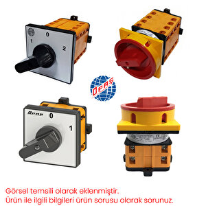 3x10a 1-0-1 Enversör Şalter
