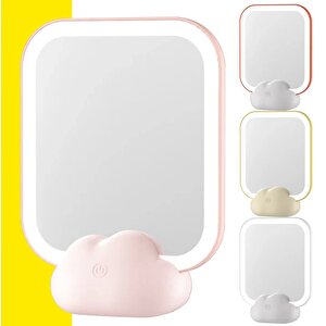 Led Işıklı Taşınabilir Makyaj Aynası - 1 Adet