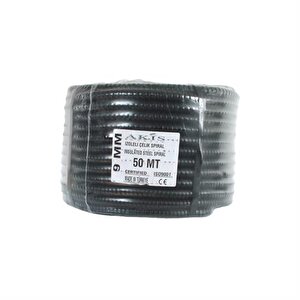 Aki̇ş 9mm İzoleli̇ Çeli̇k Spi̇ral