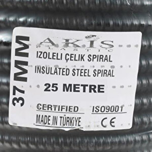Aki̇ş 37mm İzoleli̇ Çeli̇k Spi̇ral