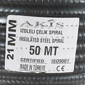 Aki̇ş 21mm İzoleli̇ Çeli̇k Spi̇ral