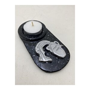 Kova Burcu Mumluk 3 Adet Tealight Balmumu Mum Hediyeli