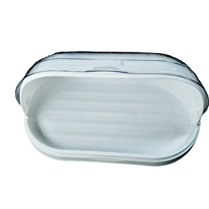 Ekmeklik Plastik Ekmek Kutusu Ekmek Dolabı Kapaklı Geniş Hacimli-beyaz