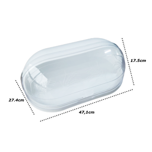 Ekmeklik Plastik Ekmek Kutusu Ekmek Dolabı Kapaklı Geniş Hacimli-beyaz