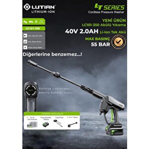 Lutian Lc101-350 Akülü Oto Yıkama 55 Bar 40v