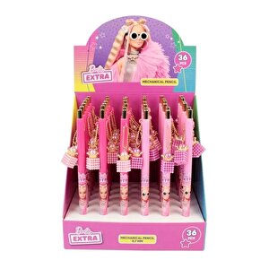 Barbie Cam Toplu Lisanslı Extra Versatil Mekanik Uçlu Kalem 0.7 Uç - Pudra