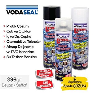 3 Adet Leak Fix Su Geçirmez Sızdırmaz Sprey 396 Gr Beyaz