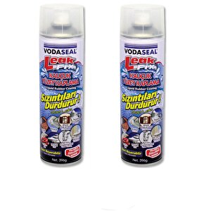 2 Adet Leak Fix Su Geçirmez Sızdırmaz Sprey 396 Gr Şeffaf