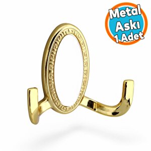 Askı Gold Altın Dolap Askılık Askılığı Duvar Vestiyer Banyo Mutfak Elbise Kıyafet Çanta Askısı