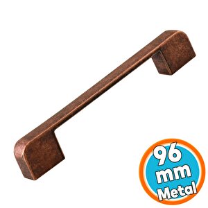 Mobilya Çekmece Mutfak Dolabı Dolap Kulpları Kulbu Kulpu Antik Bakır Metal Kulp 96 Mm -9.6 Cm