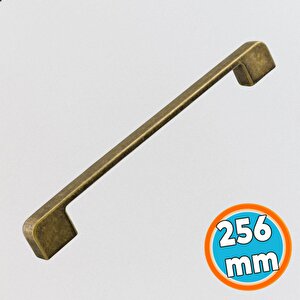 Metal Kulp 256 Mm -25.6 Cm Mobilya Çekmece Mutfak Dolabı Dolap Kulpları Kulbu Kulpu Antik Sarı