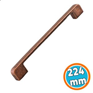 Metal Kulp 224 Mm 22.4 Cm Mobilya Çekmece Mutfak Dolabı Dolap Kulpları Kulbu Kulpu Antik Bakır