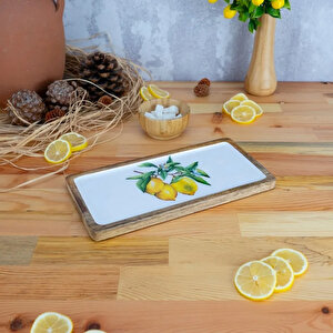 Kangura Limon Dikdörtgen Tepsi Küçük