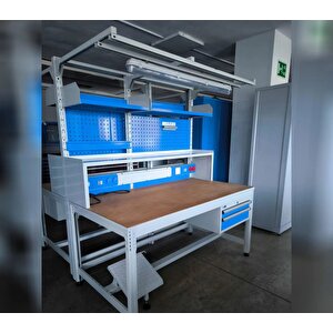 Elektronikçi Çalışma Tezgahı (1700x900x830/1920mm) İe.eçt.1