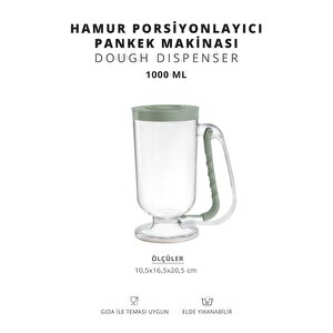 Yeşil Ölçülü Hamur Porsiyonlayıcı