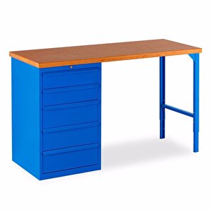 1.7 Metre 5 Çekmeceli Çalışma Tezgahı İe.cct.17.5