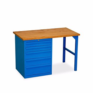 1.2 Metre 5 Çekmeceli Çalışma Tezgahı İe.cct.12.51