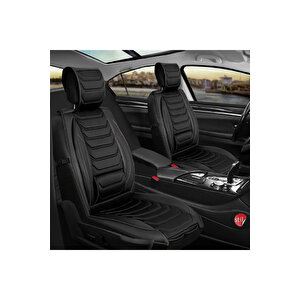 Alfa Romeo Gtv Uyumlu Lüx Deri Oto Koltuk Kılıfı Ön Arka Takım Anka Tam Si̇yah