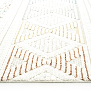 Cool Halı Harmony 1551 Multi Beyaz Yumuşak Dokulu Çocuk Odası Halısı Modern Dokuma Makine Halısı