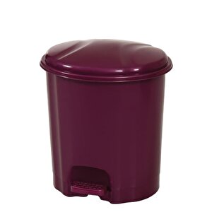 Motek Elit Pedallı Plastik Çöp Kovası İç Kovalıı 22 Lt-mürdüm