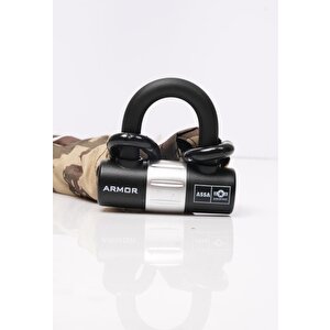 Armor 712 Mv 180cmx12mm Titanyum Ve Bor Alaşımlı Yüksek Güvenlikli Çelik Zincir+16mm Ubar Kilit