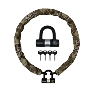 Armor 712 Mv 180cmx12mm Titanyum Ve Bor Alaşımlı Yüksek Güvenlikli Çelik Zincir+16mm Ubar Kilit