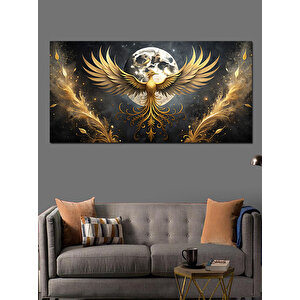 Kanvas Tablo Altın Kanatlı Anka Kuşu 50x100 cm