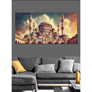 Kanvas Tablo Martılar Ve Sultanahmet Manzarası