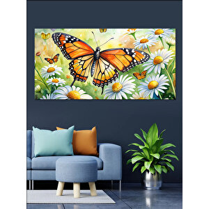 Kanvas Tablo Kanatlarını Açan Rüya Kelebeği 70x140 cm