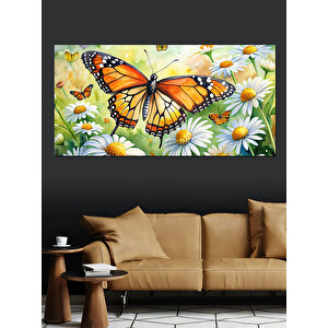 Kanvas Tablo Kanatlarını Açan Rüya Kelebeği 70x140 cm