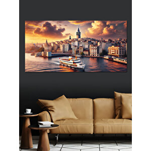 Kanvas Tablo Galata Kulesi Manzarası 70x140 cm