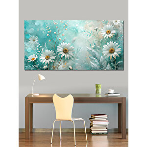 Kanvas Tablo Baharın Gelişi Papatyalar 50x100 cm