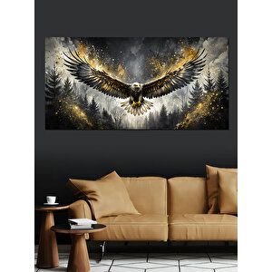 Kanvas Tablo Gökyüzünde Kartal Uçuşu 70x140 cm