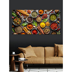 Kanvas Tablo Baharatların Renkli Dünyası 70x140 cm
