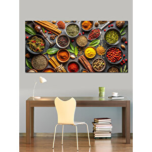 Kanvas Tablo Baharatların Renkli Dünyası 70x140 cm