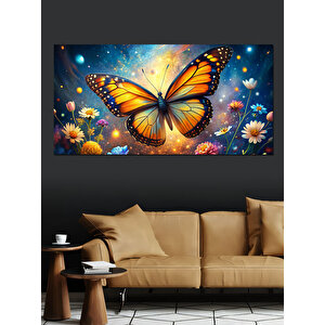 Kanvas Tablo Büyülü Kelebek Evreni 70x140 cm