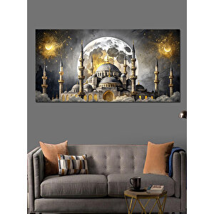 Kanvas Tablo Gece Işığında Camii