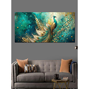 Kanvas Tablo Efsanevi Tavus Kuşu 70x140 cm