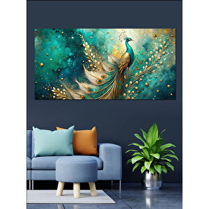 Kanvas Tablo Efsanevi Tavus Kuşu 70x140 cm