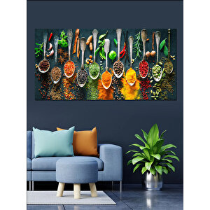 Kanvas Tablo Baharatların Renkli Dünyası 50x100 cm