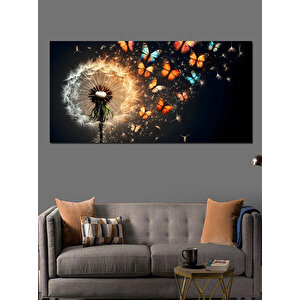 Kanvas Tablo Patlayan Işık Çiçeği 70x140 cm