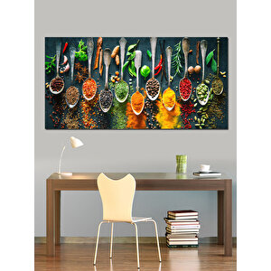 Kanvas Tablo Baharatların Renkli Dünyası 70x140 cm