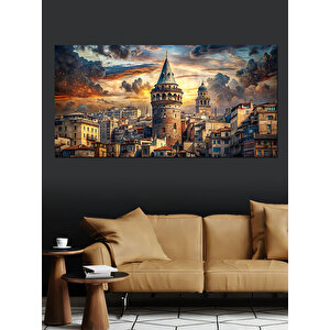 Kanvas Tablo Galata Kulesi Manzarası 70x140 cm