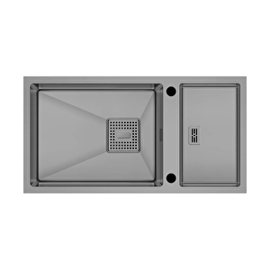 Lusso 1085 - Nano Mat Gri Mutfak Eviyesi