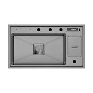 Lusso 1060 - Nano Mat Gri Mutfak Eviyesi