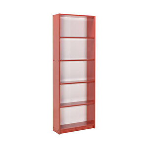 Max 5 Raflı Kitaplık-parlak Kırmızı 58x170x23 Cm (gxyxd)