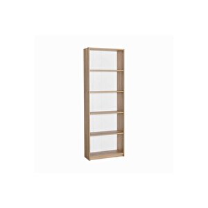 Max 5 Raflı Kitaplık - Açık Ceviz (tori) 58x170x23 Cm (gxyxd)