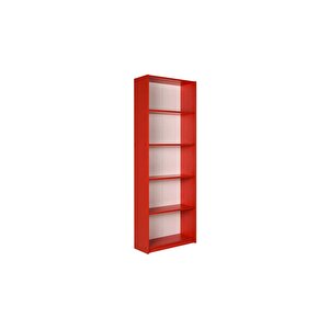 Adore Max 5 Raflı Kitaplık Ktp-150-kk-1 Kırmızı