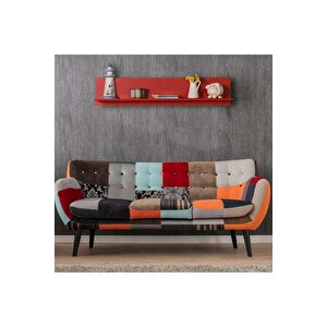 Adore Dekoratif Duvar Rafı Raf-11-ks-1 Kırmızı