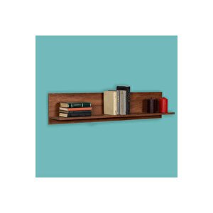 Dekoratif Duvar Rafı - Koyu Ceviz (oslo Ceviz) 120x25x20 Cm (gxyxd)
